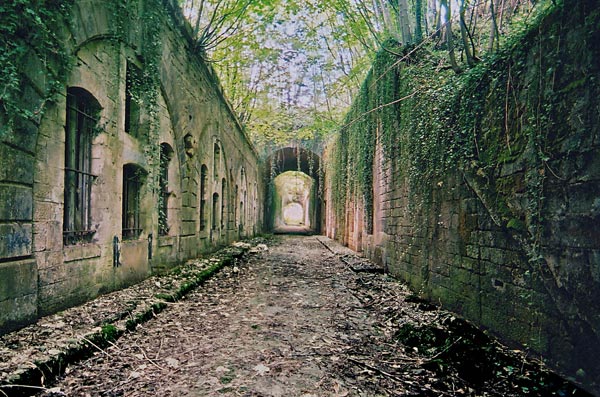 La rue des casemates sud.