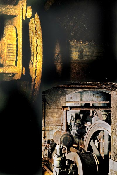 Poulie de monte-charge.