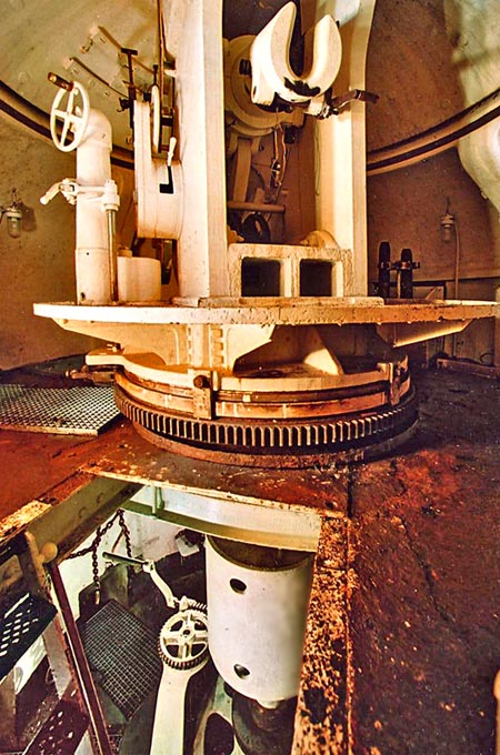 Tourelle allemande 105 mm.